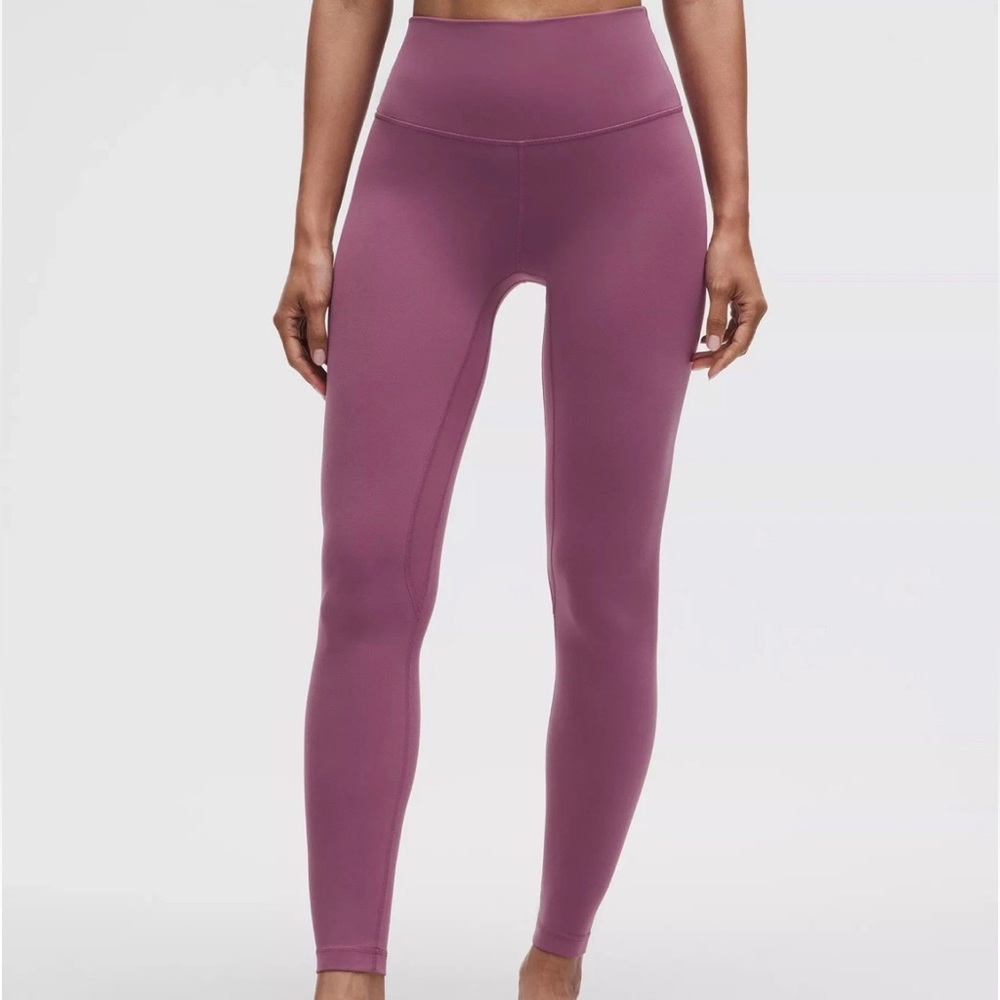 Lululemon Align Pant 28” Size 10 Misty Merlot Purple Plum Pink